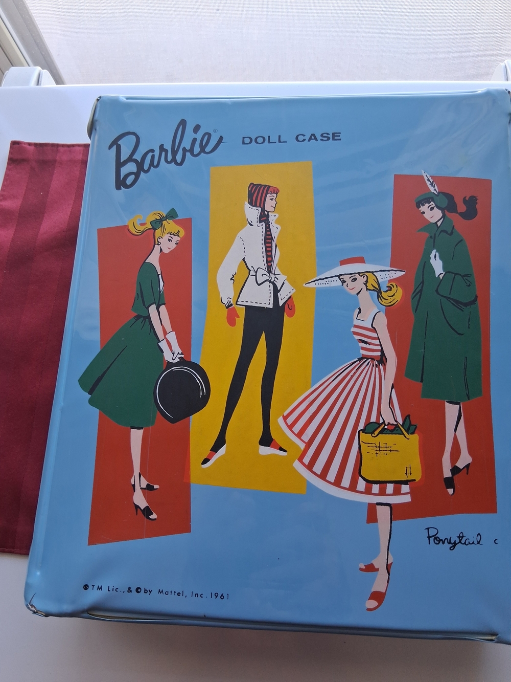 Barbie Blue Vintage-Style Doll Case